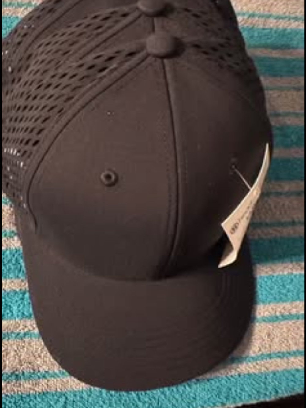 Black Mesh Back Baseball Cap 3